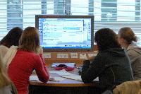 Photographs of a Mathematics Tutorial in Appleton Tower, on the 23rd of October, 2007. The tutorial was supervised by several PhD students, including Ms Antonella D’Avanzo and Ms Elena Méndez Escobar.