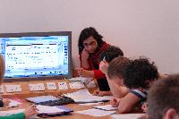 Photographs of a Mathematics Tutorial in Appleton Tower, on the 23rd of October, 2007. The tutorial was supervised by several PhD students, including Ms Antonella D’Avanzo and Ms Elena Méndez Escobar.
