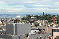 Views from Appleton Tower. Included are The Edinburgh Tattoo Stadium, McEwan Hall, Edinburgh Castle, St Giles' Cathedral, the Firth of Forth, George Square, the Spiegel Gardens, the Udderbelly, the Dugald Stewart building, the Central Mosque & Islamic Centre, Old College, Calton Hill, the National Museum of Scotland, Arthur's Seat, the Scottish Parlament, the Hub and Potterow. These pictures were taken on the 30th of August 2007 for Dr Patricia Erskine, Development Officer for Public Engagement in Science, University of Edinburgh.