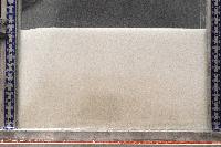 Photographs of liquid fluidization of 165 micron glass particles in a rectangular bed. Experiment performed by Dr Vladimir Zivkovic. A paper was later published entitled "Granular temperature in a liquid fluidized bed as revealed by diffusing wave spectroscopy" (V. Zivkovic, M.J. Biggs , D. Glass, P. Pagliai, A. Buts) in 2008.