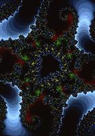 A computer generated fractal image.
