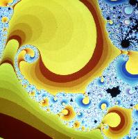 A computer generated fractal image.