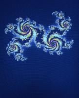 A computer generated fractal image.  9 images.