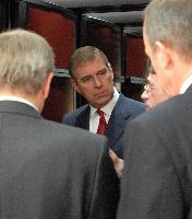His Royal Highness The Duke of York, in his role as Special Representative for International Trade and Investment, visited HECToR and the University of Edinburgh's Advanced Computing Facility on 14th November 2007. A presentation was made to the Duke of York to explain the science that will be possible by HECToR and the technology transfer opportunities that the service will open up. Present were HRH The Duke of York, Professor Arthur Trew, Professor Richard Kenway and other EPCC staff.
