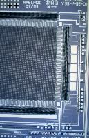Close up photographs of different electronic circuits.