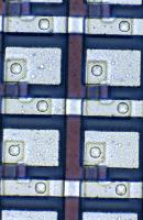 Close up photographs of different electronic circuits.