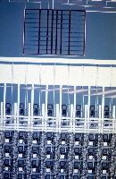 Close up photographs of different electronic circuits.