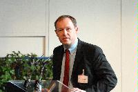 Photographs of an EPCC event on the HECToR supercomputer at Our Dynamic Earth, Edinburgh. Professor Arthur Trew, Professor Edward Seidel, Professor Victor Alessandrini, Dr Thomas Eickermann, Dr. Hermann Lederer, Mr Paolo Malfetti, Ms Ulla Thiel and Dr Mark Parsons are amongst the people present.