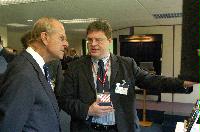 The new Advanced Computing Facility (ACF) is opened by His Royal Highness Prince Philip, the Duke of Edinburgh in his role as Chancellor of the University of Edinburgh, on the 1st July 2005. Present were Professor Arthur Trew, Professor Richard Kenway, Professor Timothy O'Shea, Dr Peter Boyle, Professor Igor Goryanin, Mrs Linda Dewar and other unknown staff of the University of Edinburgh.