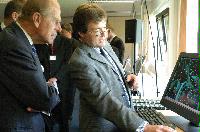 The new Advanced Computing Facility (ACF) is opened by His Royal Highness Prince Philip, the Duke of Edinburgh in his role as Chancellor of the University of Edinburgh, on the 1st July 2005. Present were Professor Arthur Trew, Professor Richard Kenway, Professor Timothy O'Shea, Dr Peter Boyle, Professor Igor Goryanin, Mrs Linda Dewar and other unknown staff of the University of Edinburgh.