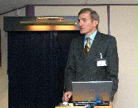 The new Advanced Computing Facility (ACF) is opened by His Royal Highness Prince Philip, the Duke of Edinburgh in his role as Chancellor of the University of Edinburgh, on the 1st July 2005. Present were Professor Arthur Trew, Professor Richard Kenway, Professor Timothy O'Shea, Dr Peter Boyle, Professor Igor Goryanin, Mrs Linda Dewar and other unknown staff of the University of Edinburgh.