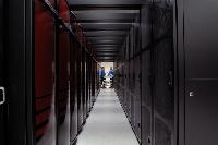 A set of photographs of the HECToR supercomputer taken on the 13th August 2007.