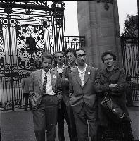 Alan Walker. Included are photographs of the first Scottish summer school, August 1960 - photographs are by J.M. Jauch; lectures by Paul Dirac from his visit to the University of Edinburgh, September 1981 and the Physics Research Students July 1949 outside Cavendish Laboratory; the Paris conference 1948 and the Edinburgh conference 1948. Included are photographs of Salam, Nicholas Kemmer, Dirac, Max Born, N. Feather, B. Childs, James Franck, Arnold Sommerfeld and Sir Edward Appleton.