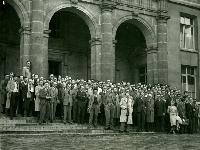 Alan Walker. Included are photographs of the first Scottish summer school, August 1960 - photographs are by J.M. Jauch; lectures by Paul Dirac from his visit to the University of Edinburgh, September 1981 and the Physics Research Students July 1949 outside Cavendish Laboratory; the Paris conference 1948 and the Edinburgh conference 1948. Included are photographs of Salam, Nicholas Kemmer, Dirac, Max Born, N. Feather, B. Childs, James Franck, Arnold Sommerfeld and Sir Edward Appleton.