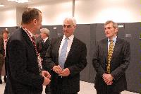 A set of photographs of the opening of HECToR by Alistair Darling MP on the 14th January 2008.  Photographs include unveiling the plaque, Richard Kenway, Timothy O'Shea, David Hamilton, and Peter Ungaro of Cray Inc.
