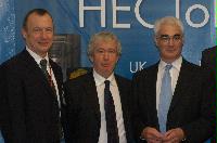 A set of photographs of the opening of HECToR by Alistair Darling MP on the 14th January 2008.  Photographs include unveiling the plaque, Richard Kenway, Timothy O'Shea, David Hamilton, and Peter Ungaro of Cray Inc.