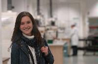 Photographs of Ciorsdaidh Watt, likely a chemistry student at the University of Edinburgh.