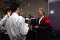 EPCC held a sherry reception for the 2005/06 graduates of the MSc in High Performance Computing on the 28th November 2006. One of the graduates Zhaoyang Dong gave a recital on the pipa (Chinese lute). The graduands of 05/06 were Lee-Shawn Chin, Martin Chorley, Brian Dobbins, Zhaoyang Dong, Xu Guo, Heike Jagode, Heather Kelly, George Kyriacou, Xiaochi Ma, Erik McClements, Geraldine McKenna, Dmitri Mehhovits, Derek Murray, Radoslaw Ostrowski, Aristides Papadopoulos, Parag Patel, Michal Piotrowski, Howard Price, Steven Rose, Christos Soulios and Yuan Wan.