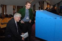 A set of images from LHC related event that took place at Holyrood, the Scottish Parliament on the 10th September 2008.  Contains Professors Franz Muheim, Richard Kenway and Steve Playfer; Drs. Alex Murphy, Arjun Berera and Stephen Eisenhardt; and Robin Harper MSP.