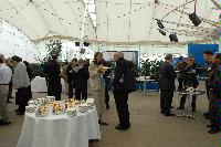 Photographs of the reception for the Distributed European Infrastructure for Supercomputing Applications (DEISA) Symposium, at Our Dynamic Earth, in April 2008. Amongst the people present are Dr. Orlando Richards, Mr Eoin McHugh, Mrs Alison Kennedy, Professor Avery Meiksin, Dr George Beckett, Dr Mark Parsons, Ms Ulla Thiel, Dr. Victor Alessandrini, Dr Sergi Girona and Professor Arthur Trew.
