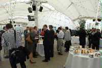 Photographs of the reception for the Distributed European Infrastructure for Supercomputing Applications (DEISA) Symposium, at Our Dynamic Earth, in April 2008. Amongst the people present are Dr. Orlando Richards, Mr Eoin McHugh, Mrs Alison Kennedy, Professor Avery Meiksin, Dr George Beckett, Dr Mark Parsons, Ms Ulla Thiel, Dr. Victor Alessandrini, Dr Sergi Girona and Professor Arthur Trew.