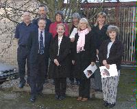 Group photographs of the Institute for Leadership and Management (ILM) presentation, possibly in Stevenson College. Photographs taken on the 11th of December, 2003. Amongst the people present are Ms Caroline Salinders, Ms Katherine Moore and Ms Charlotte Kemp.