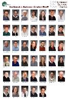e-Science staff boards from 2004, March 2005, September 2006, October 2006, January 2007 and February 2007.