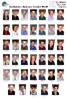 e-Science staff boards from 2004, March 2005, September 2006, October 2006, January 2007 and February 2007.