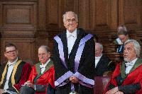 Professor Peter Higgs; Edinburgh Graduation 2014