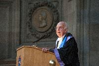 Professor Peter Higgs; Edinburgh Graduation 2014