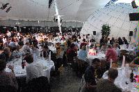 Photographs of the UK e-Science All Hands Meeting 2008 banquet at Dynamic Earth.