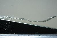 A set of pictures from a fluid dynamics experiment that was carried out in a small water tank in February 2007.  32 items.