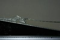 A set of pictures from a fluid dynamics experiment that was carried out in a small water tank in February 2007.  32 items.