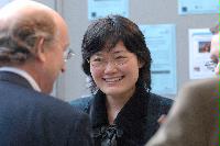 Photographs of unknown people at the UK e-Science All Hands Meeting, September 2008. Locations include the Appleton Tower foyer and lecture theatres as well a several locations within the Dugald Stewart Building at the University of Edinburgh.
