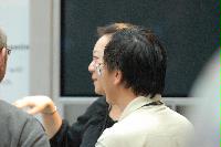Photographs of unknown people at the UK e-Science All Hands Meeting, September 2008. Locations include the Appleton Tower foyer and lecture theatres as well a several locations within the Dugald Stewart Building at the University of Edinburgh.