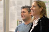 Photographs of unknown people at the UK e-Science All Hands Meeting, September 2008. Locations include the Appleton Tower foyer and lecture theatres as well a several locations within the Dugald Stewart Building at the University of Edinburgh.