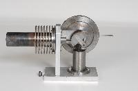 A small steam engine that was likely custom made and machined at the University by somebody named Mark, based on folder names.  12 images.