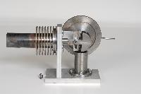 A small steam engine that was likely custom made and machined at the University by somebody named Mark, based on folder names.  12 images.