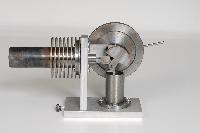 A small steam engine that was likely custom made and machined at the University by somebody named Mark, based on folder names.  12 images.