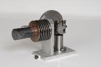 A small steam engine that was likely custom made and machined at the University by somebody named Mark, based on folder names.  12 images.