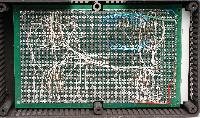 An electronic circuit that was made in a university workshop.  4 images.