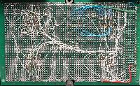 An electronic circuit that was made in a university workshop.  4 images.