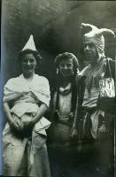 Physics Society Album 2. Photographer unknown. Copyright unknown. Album cover - knight and horse. Dates vary: 1941, 1942, 1943, 1944, 1947, 1948, 1949. Events included are Balerno to Flotterstone 1941, Meal Monday 1942, Meal Monday 1944, Soutra via Lammermoors and Humbie 1944, Balerno to Carlops 1944, Balerno to Carlops 1945, Meal Monday 1947, Edgelaw Reservoir Picnic 1947, Dramatic Night "The Dover Road" 1948, Peebles Meal Monday 1949, Play: "While The Sun Shines" 1949, Spring Hike Gladhouse to Peebles 1949, Charities Day and the Physics Society Picnic Pittencrieff Dunfermline. Photographed are the Standing Committees of 1942-43, 1943-44, 1944-45, 1947-48. Photographs include Bill Cochrane and Robert Schlapp.