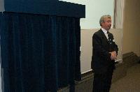 Photographs of the speeches and the opening ceremony of the Daniel Rutherford Building on the 4th September 2003 by Lord Sainsbury of Turville.  22 images.