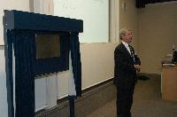 Photographs of the speeches and the opening ceremony of the Daniel Rutherford Building on the 4th September 2003 by Lord Sainsbury of Turville.  22 images.
