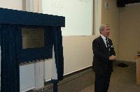 Photographs of the speeches and the opening ceremony of the Daniel Rutherford Building on the 4th September 2003 by Lord Sainsbury of Turville.  22 images.
