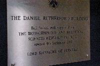 Photographs of the speeches and the opening ceremony of the Daniel Rutherford Building on the 4th September 2003 by Lord Sainsbury of Turville.  22 images.