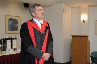 Photographs of Professor Arthur Trew at the EPCC graduation, in the eScience Centre, on the 25th of November 2009.