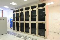 A set of images of the QCDOC supercomputer.  This is a computer used solely for calculations related to Quantum Chromodynamics.  It is owned by a collaboration of UK lattice physicists UKQCD, Columbia University, Brookhaven National Laboratory and IBM.  16 images.