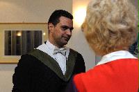 Photographs of graduates at the EPCC graduations in the eScience Centre, on the 25th of November 2009.